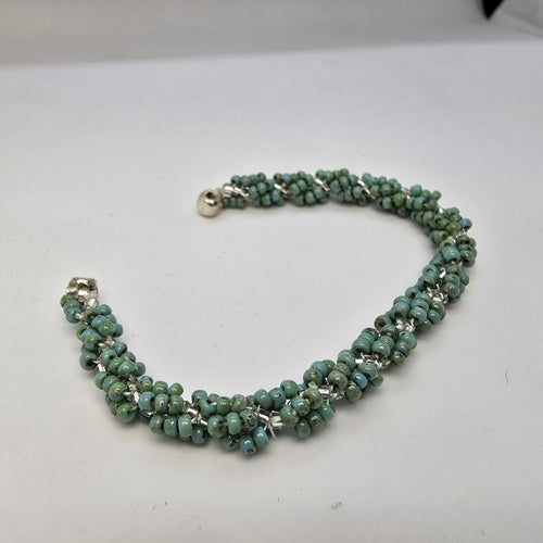 beaded twist bracelet