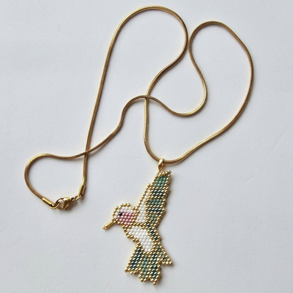 Hummingbird Statement Pendant Necklace Kit