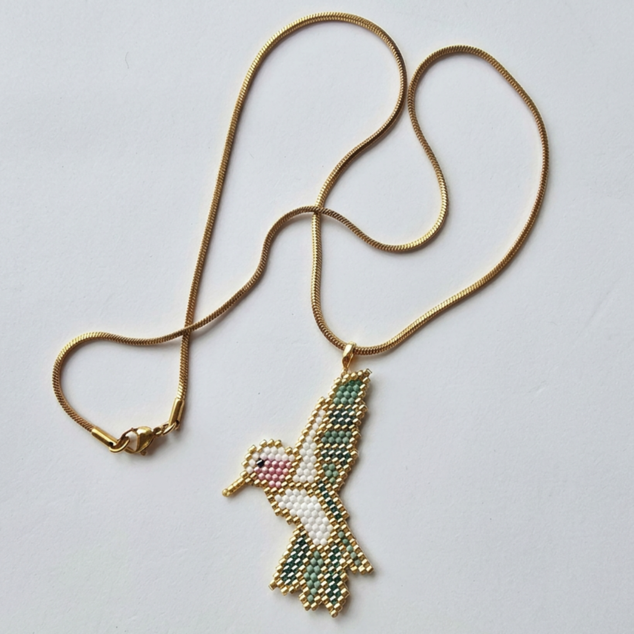 Hummingbird Statement Pendant Necklace Kit
