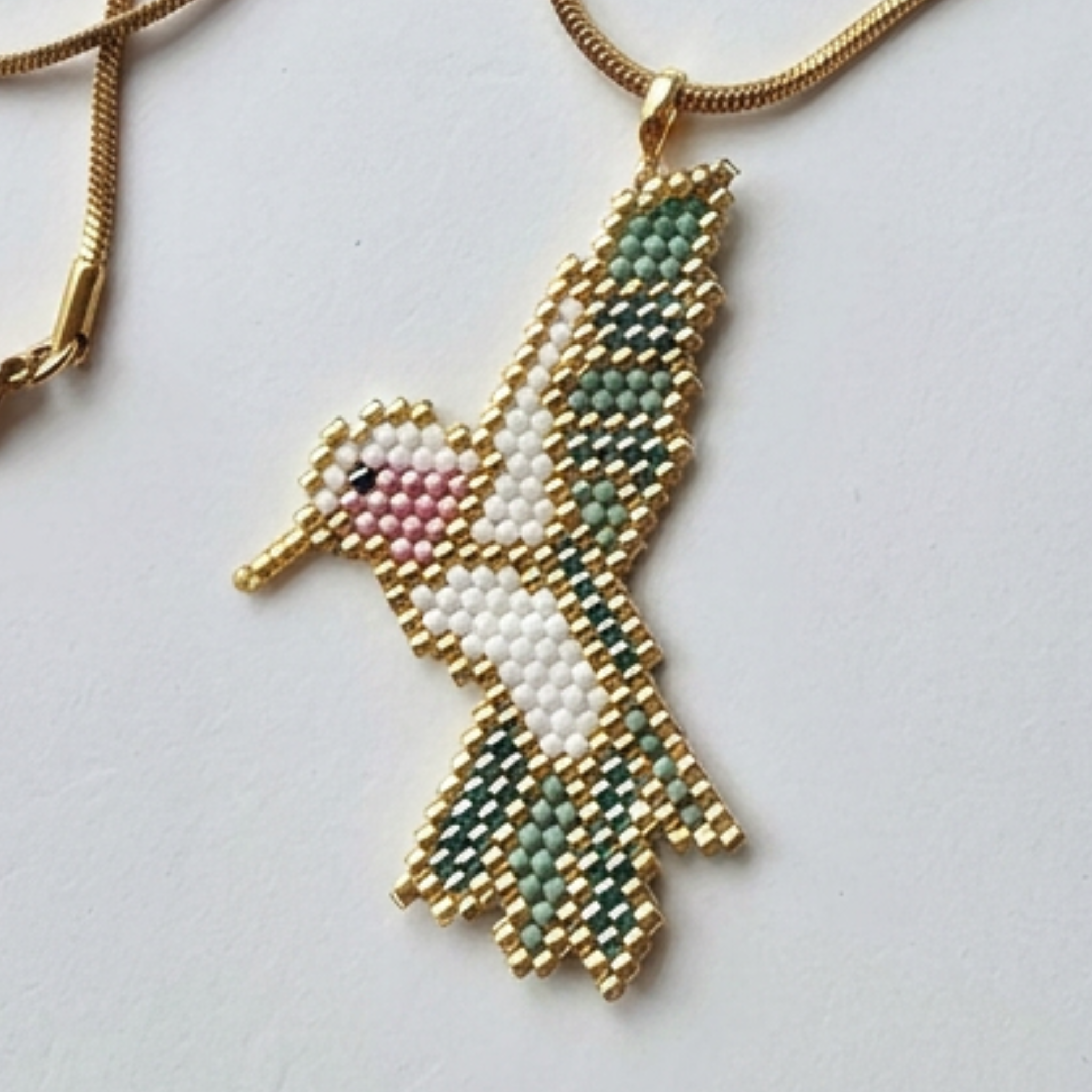 Hummingbird Statement Pendant Necklace Kit