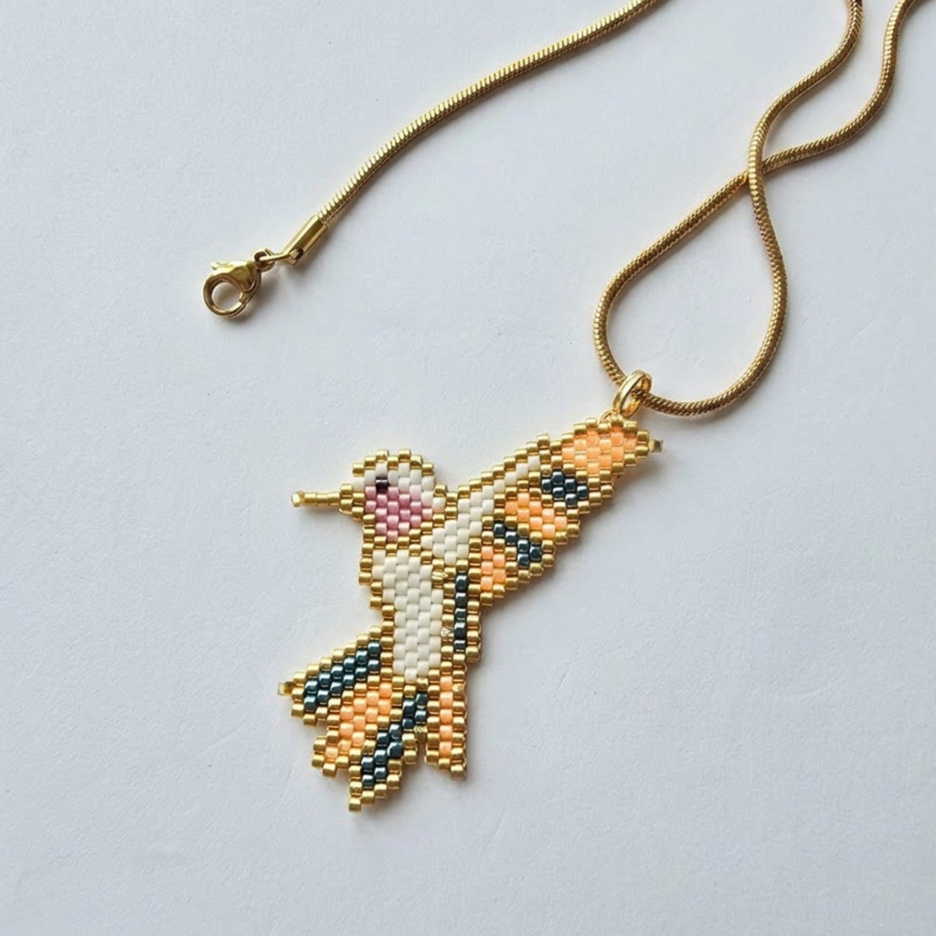 Hummingbird Statement Pendant Necklace Kit