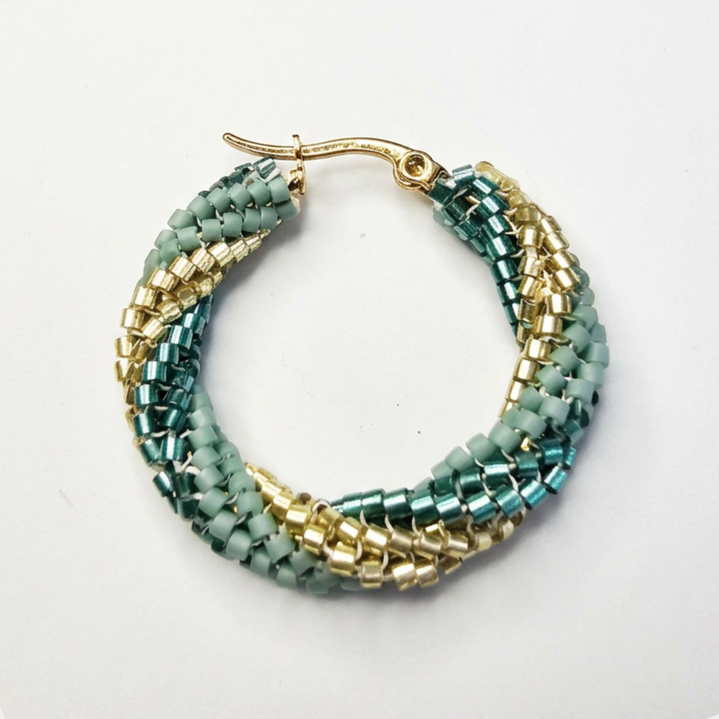 Twisted Large Loop Earrings Kit