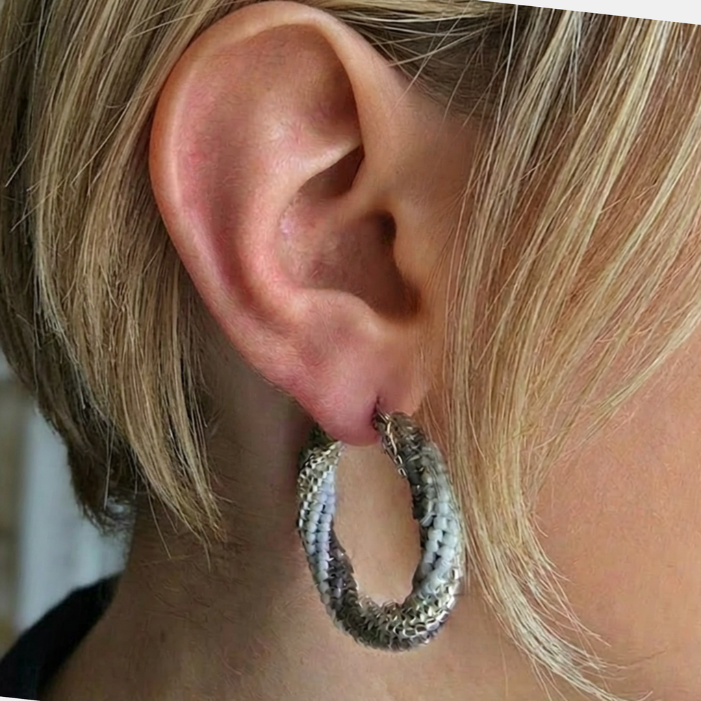 Twisted Large Loop Earrings Kit