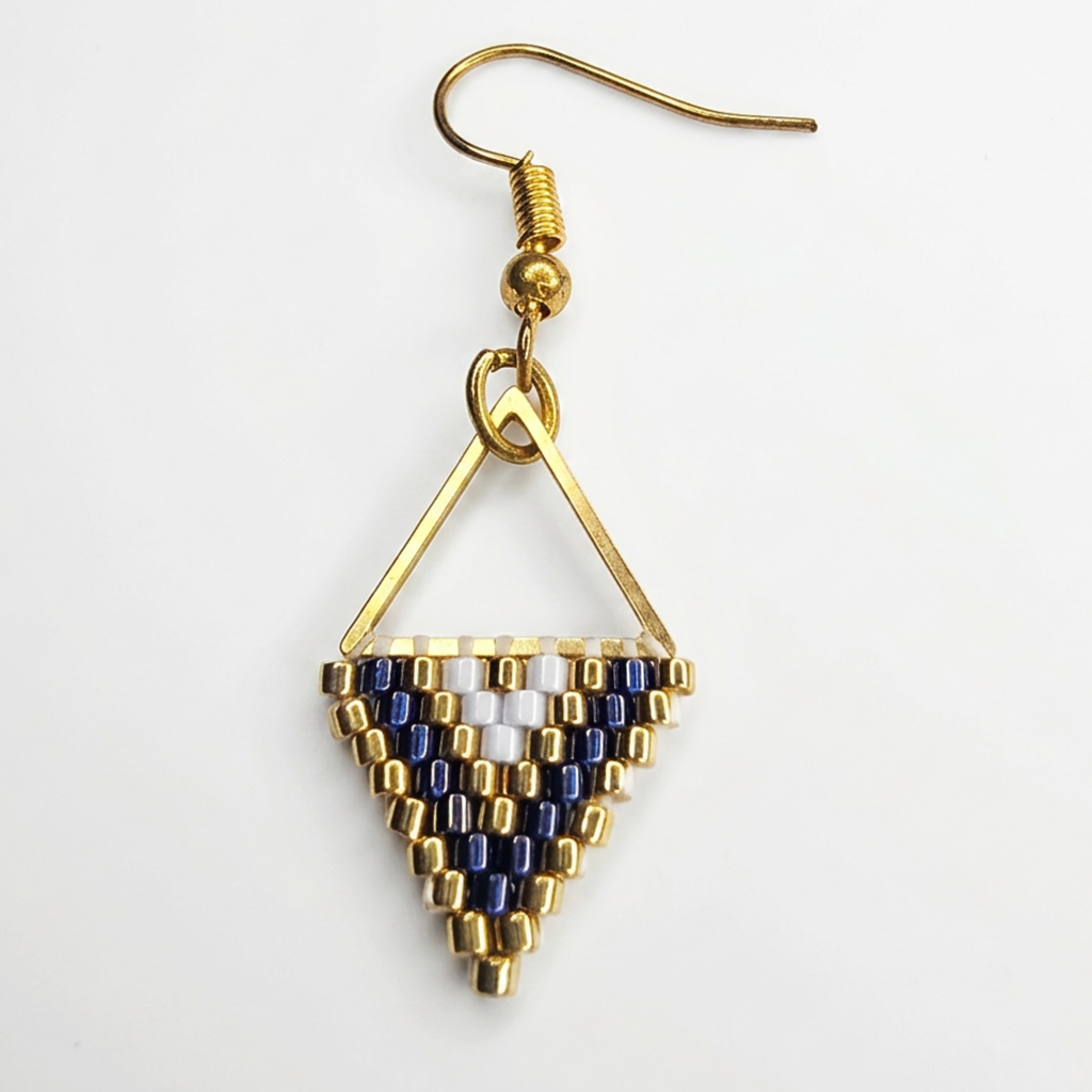Small Triangle Drop Earrings Kit