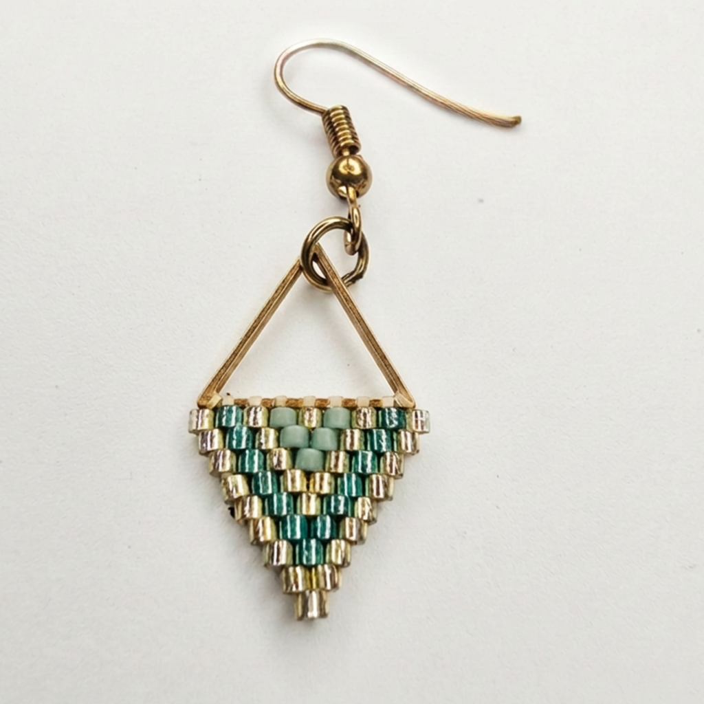 Small Triangle Drop Earrings Kit