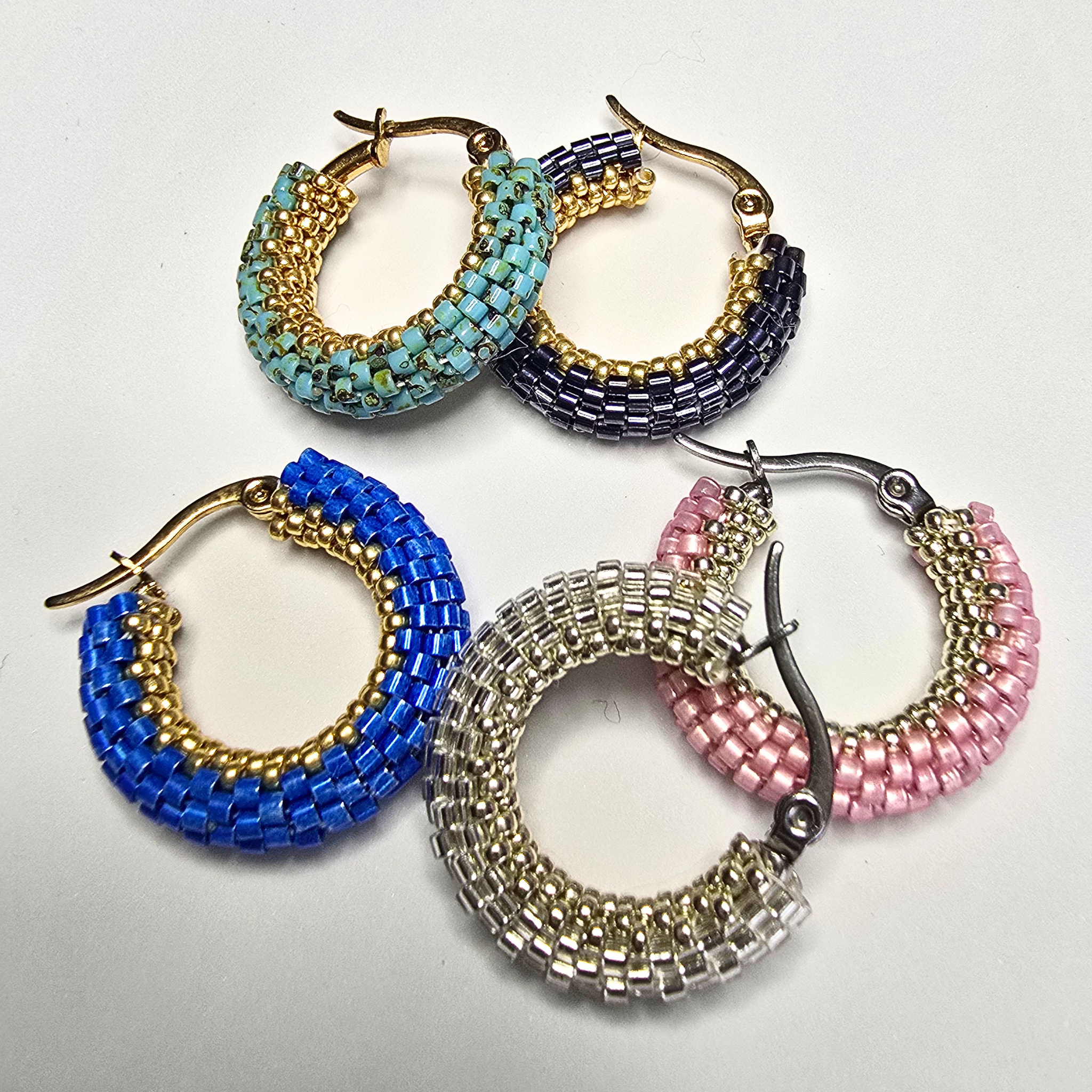 Small Beaded Loop Earrings Kit
