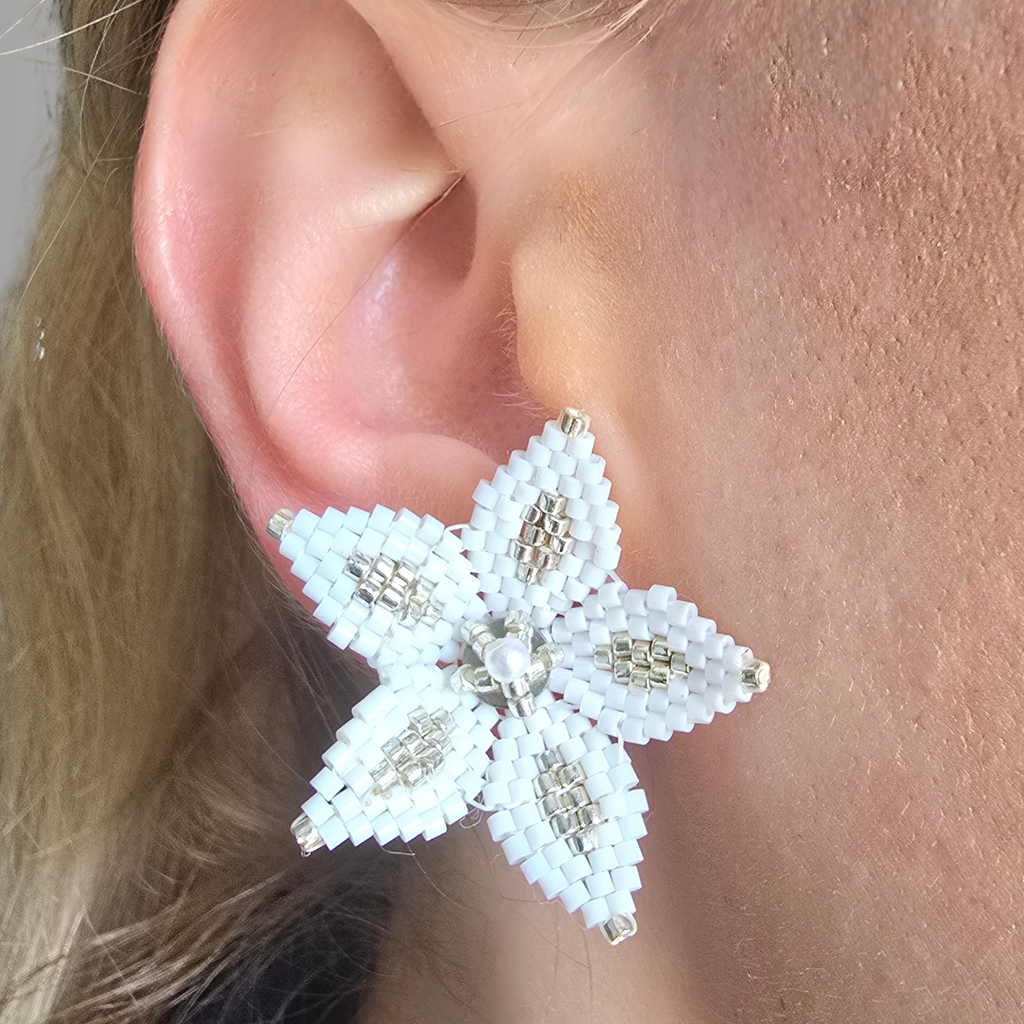 Flower Statement Earrings
