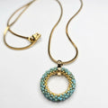 Circle Miyuki Pendant Tutorial - PDF